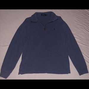 MENS POLO RALPH LAUREN QUARTER ZIP SWEATER (M)
